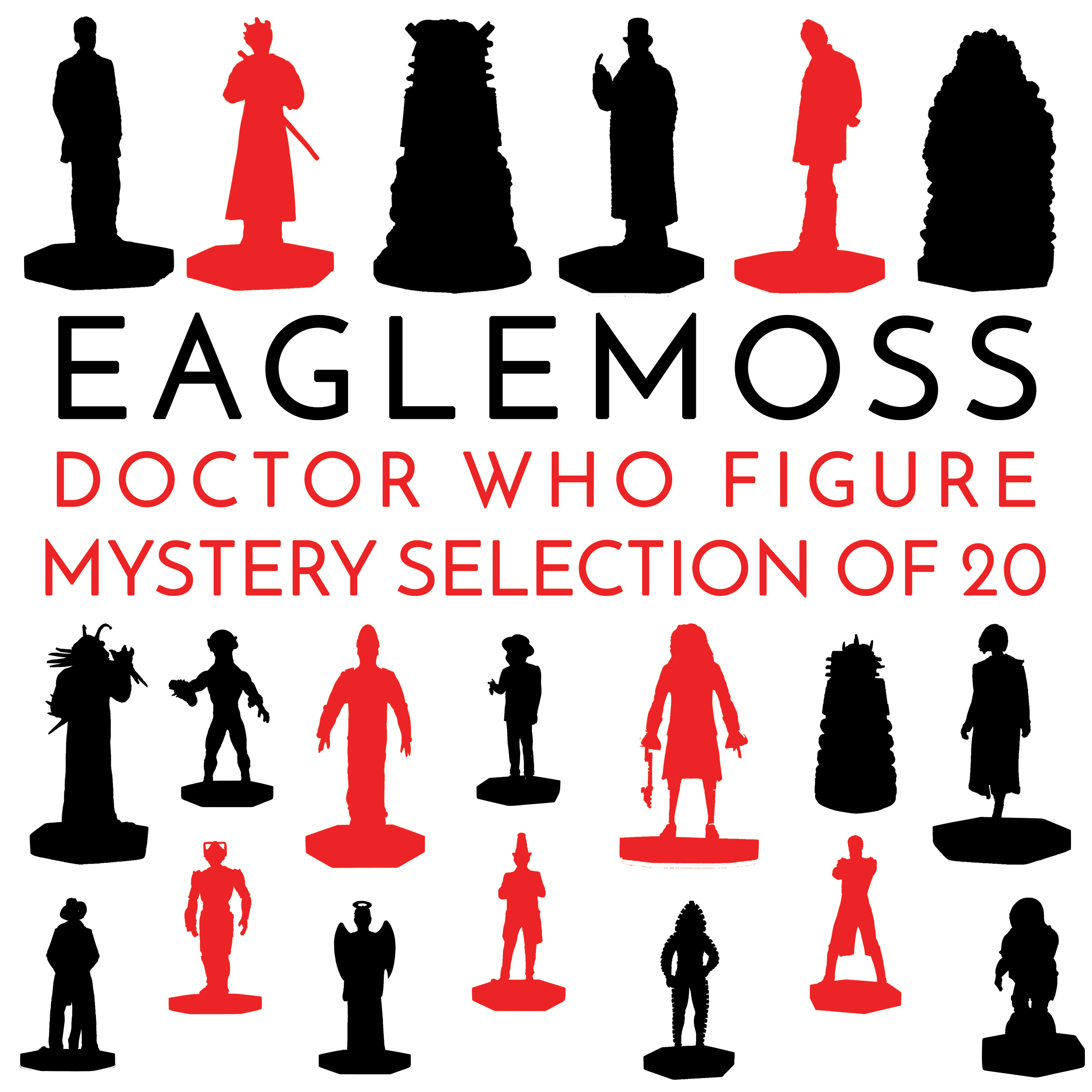 Doctor Who Eaglemoss Starter Collection of 20 Figures